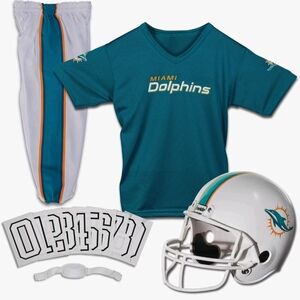 Miami Dolphins Kids Costume Set - Teal and White